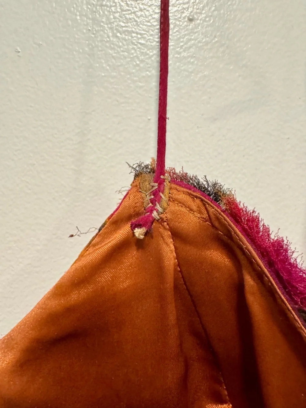 Cache Floral Midi Dress in Magenta, Brown and Orange - Picture 5 of 5